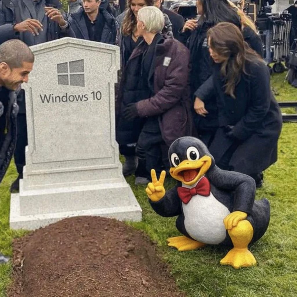 An older laptop computer facing end-of-life under Windows 10